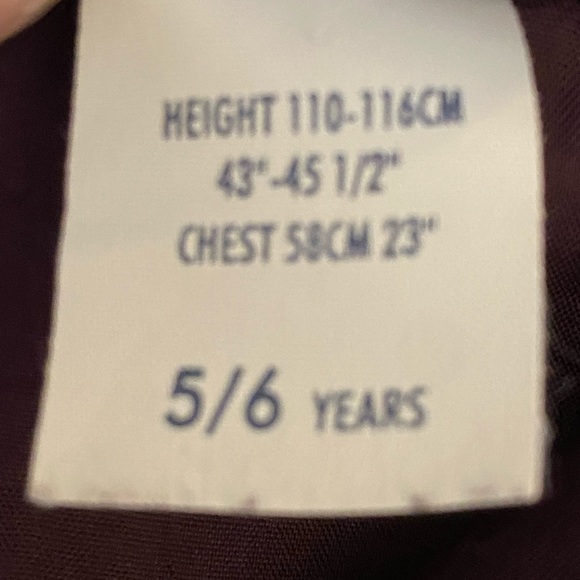 Vintage Zig Zag Velvet Dress Sz 5/6 - Picture 7 of 8